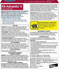 Elanco K9 Advantix II Dog Vet-Recommended Flea, Tick & Mosquito Treatment & Prevention | 4-Mo Supply