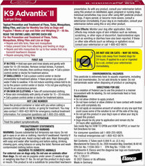 Elanco K9 Advantix II Dog Vet-Recommended Flea, Tick & Mosquito Treatment & Prevention | Dogs 4-10 lbs. | 2-Mo Supply
