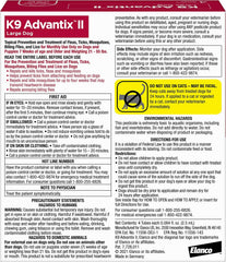 Elanco K9 Advantix II Dog Vet-Recommended Flea, Tick & Mosquito Treatment & Prevention | 4-Mo Supply