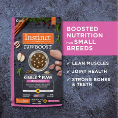 Instinct Raw Boost Small Breed, Natural Dry Dog Food with Freeze Dried Pieces, Grain Free Recipe - Real Chicken