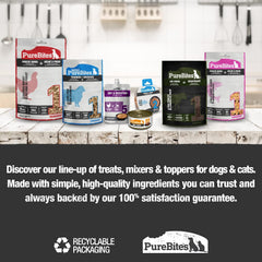 PureBites Chicken Freeze Dried Dog Treats, 1 Ingredient, Made in USA