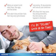 ADAMS Flea & Tick Spot On for Cats over 5 lbs