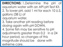 API pH DOWN Freshwater Aquarium Water pH Reducing Solution 1.25-Ounce