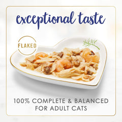 Purina Fancy Feast Wet Cat Food Flaked Fish and Shrimp Feast - (Pack of 24) 3 oz. Cans