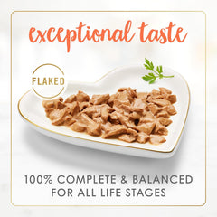 Purina Fancy Feast Wet Cat Food Flaked Chicken and Tuna Feast - (Pack of 24) 3 oz. Cans