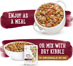 Purina Beneful Gravy Wet Dog Food, Prepared Meals Beef Stew - (8) 10 oz. Tubs