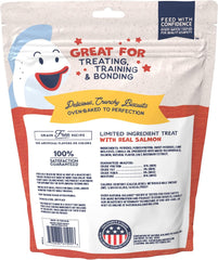 Natural Balance Limited Ingredient Rewards Crunchy Biscuits, Grain-Free Dog Treats for Adult Dogs of All Breeds, Salmon Recipe, 14 Ounce (Pack of 1)