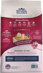 Natural Balance Original Ultra Chicken Meal & Salmon Meal Cat Food Whole Body Health Dry Food for Kittens to Adult Cats 15-lb. Bag