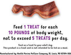 Purina Beggin' Strips Dog Treats, Original With Bacon Flavor - 25 oz. Pouches