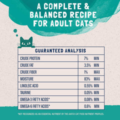 Natural Balance Original Ultra Platefulls Adult Grain-Free Wet Cat Food, Chicken & Salmon Recipe, 3 Ounce Pouch (Pack of 4)