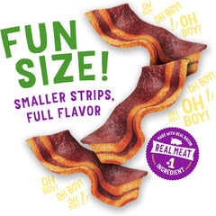 Purina Beggin' Dog Treats, Fun Size With Bacon and Cheese Flavor - (6) 6 oz. Pouches