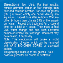 API FIN & BODY CURE Freshwater Fish Powder Medication