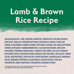Natural Balance Limited Ingredient Adult Dry Dog Food with Healthy Grains, Lamb & Brown Rice Recipe, 12 Pound (Pack of 1)