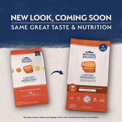 Natural Balance Limited Ingredient Adult Grain-Free Dry Dog Food, Salmon & Sweet Potato Recipe, 24 Pound (Pack of 1)