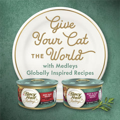 Purina Fancy Feast Medleys Beef & Pork Milanese with Carrots & Potatoes in Savory Juices - (Pack of 24) 3 oz. Cans