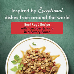 Purina Fancy Feast Medleys in Gravy Beef Ragu Recipe with Tomatoes and Pasta in a Savory Sauce - (Pack of 24) 3 oz. Cans