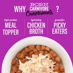 Tiki Cat Born Carnivore Complements Wet Cat Food Topper, Chicken & Duck