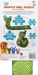 SPOT Snuffle Roll Puzzle Toy - Interactive Feeding Toy for Dogs, Provides Mental Stimulation, Roll-Up Toy, 3 Pockets to Hide Treats, Crinkle and 2 Squeakers - 25Inch Puzzle Toy, Style May Vary