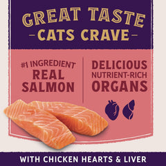 Natural Balance Ultra Protein Plus Dry Cat Food, Skin & Coat and Digestive Health, Real Salmon & Chicken Meal Recipe, 5 lbs.