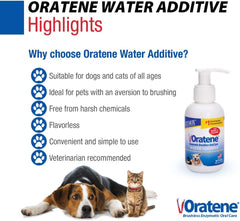 PET King Brands Zymox Oratene Water Additive Enzymatic Brushless Oral Care, 4 Ounces