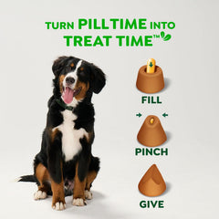 GREENIES Pill Pockets Chicken Flavor Dog Treats – Capsule Size, 15.8 oz, 60 Count -