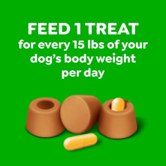 GREENIES Pill Pockets Chicken Flavor Dog Treats – Capsule Size, 15.8 oz, 60 Count -