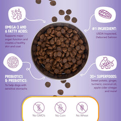 Health Extension Grain Free Venison & Sweet Potato Dry Dog Food (10 lb / 4.54 kg) - Lean Protein Formula for Dogs with Poultry Allergies & Sensitive Stomachs