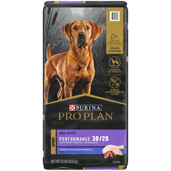 Purina Pro Plan Sport Performance 30/20 Turkey Duck Quail Formula Dry Dog Food, High Protein Dog Food - 33 lb. Bag