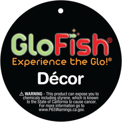 GloFish Plant Aquarium Décor, Green and Blue Large, Fluorescent Under Blue LED Light