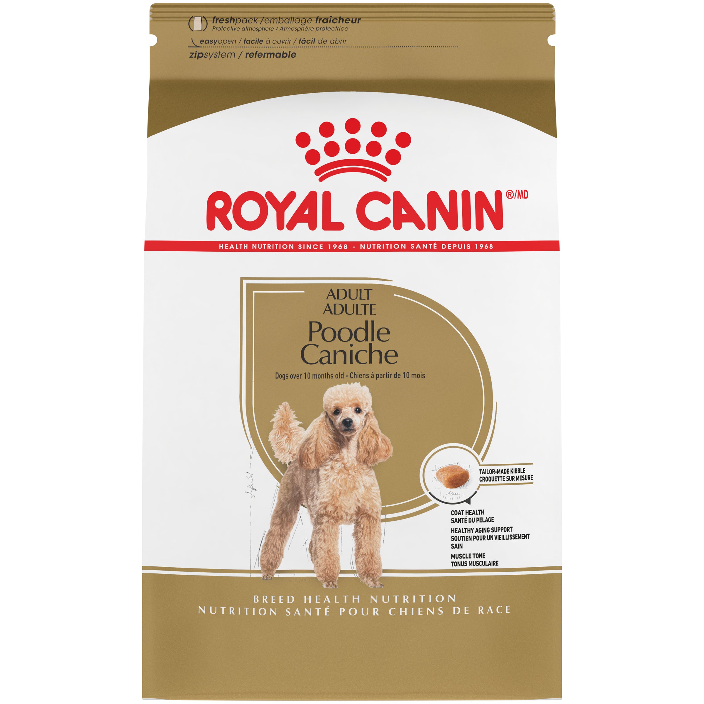 Royal CaninĀ® Breed Health NutritionĀ® Poodle Adult Dry Dog Food, 10 lb