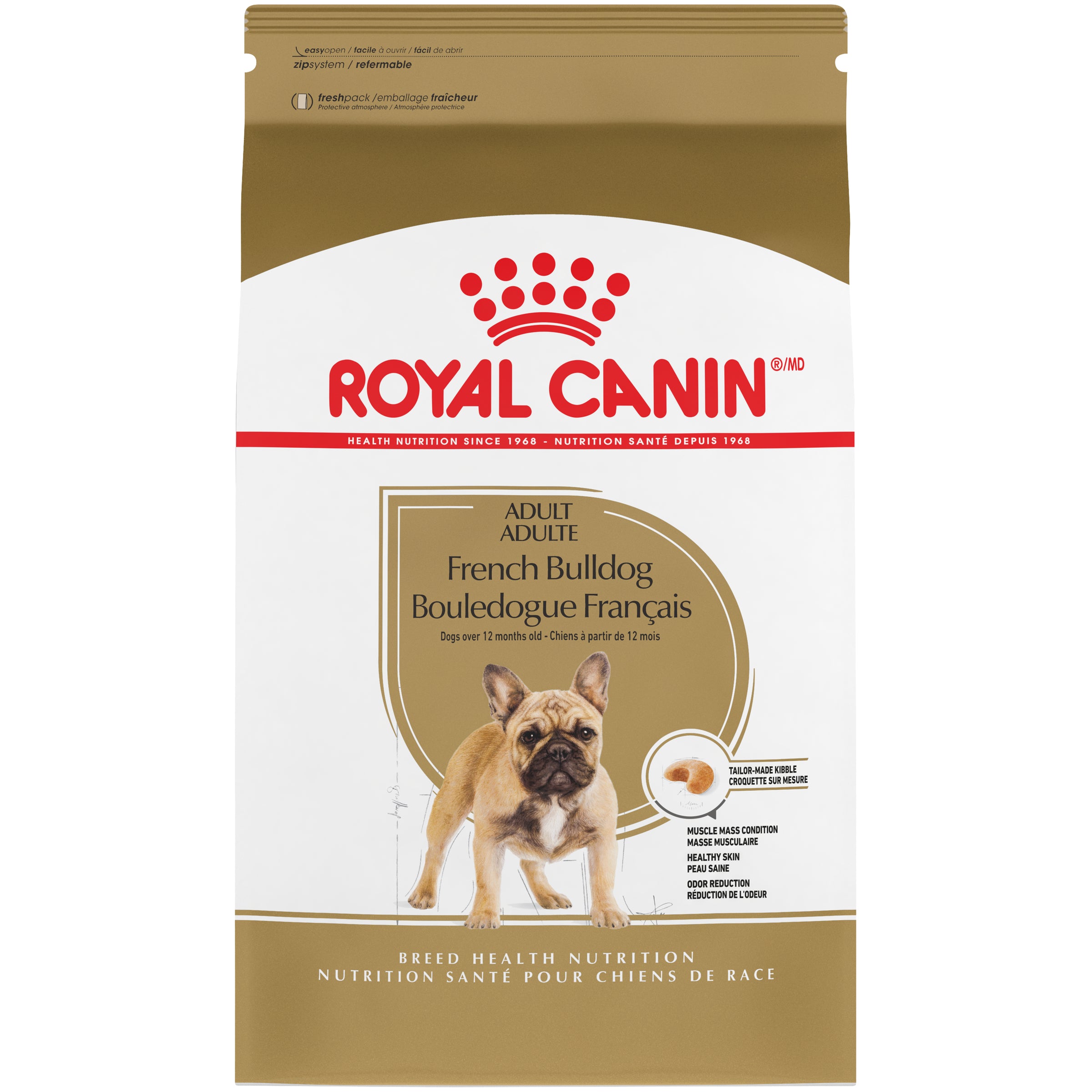 Royal CaninĀ® Breed Health NutritionĀ® French Bulldog Adult Dry Dog Food, 17 lb