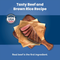 Blue Buffalo Life Protection Formula Adult Dry Dog Food, Helps Build and Maintain Strong Muscles, Made with Natural Ingredients, Beef & Brown Rice Recipe
