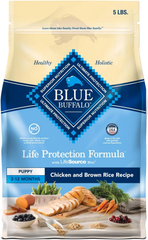 Blue Buffalo Life Protection Formula Puppy Dry Dog Food with DHA and ARA, Made with Natural Ingredients, Chicken & Brown Rice Recipe