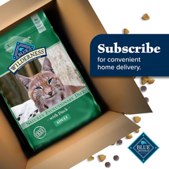 Blue Buffalo Wilderness Duck Supports Health and Wellness High-Protein & Grain-Free Healthy Adult Dry Cat Food