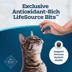 Blue Buffalo Tastefuls Natural Dry Food for Adult Cats, Hairball Control, Chicken & Brown Rice Recipe