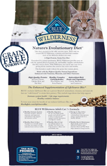Blue Buffalo Wilderness Natural Mature Dry Cat Food for Cats 7+ Years, High-Protein and Grain-Free Diet, Supports Immune System Health and Energy to Stay Active, Chicken