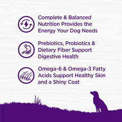 Wellness Complete Health Dry Dog Food, Wholesome Grains, Natural, Whitefish & Sweet Potato Recipe