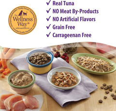Wellness Complete Health Pate Adult Wet Cat Food, Natural, Protein-Rich, Grain Free (Turkey & Salmon)