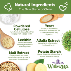 Whimzees Wellness Variety Pack Dog Dental Treats, Natural Chews, Medium Size