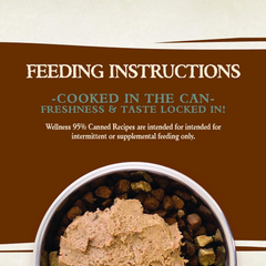Wellness 95% Beef Natural Wet Grain Free Canned Dog Food