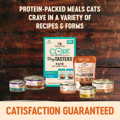 Wellness CORE Signature Selects Shredded Adult Wet Cat Food, Natural, Protein-Rich, Grain Free (Chicken & Chicken Liver)