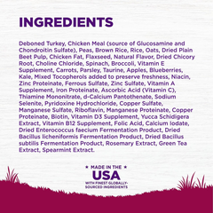 Wellness Complete Health Senior Dry Dog Food, Small Breed, Wholesome Grains, Natural, Age Advantage Turkey & Peas Recipe