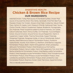 Wellness CORE Digestive Health Dry Dog Food with Wholesome Grains, Highly Digestible, for Dogs with Sensitive Stomachs, Made in USA with Real Chicken