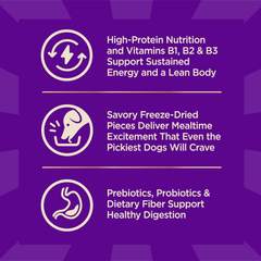 Wellness CORE+ (Formerly RawRev) Dry Dog Food with Freeze Dried Pieces, Wholesome Grains, High Protein, Natural, Beef & Barley Recipe