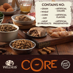 Wellness CORE Natural Reduced Fat Grain Free Dry Dog Food, Turkey & Chicken
