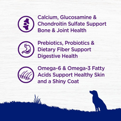 Wellness Complete Health Large Breed Dry Dog Food with Grains, Natural Ingredients, Made in USA with Real Meat (Adult, Chicken & Rice)