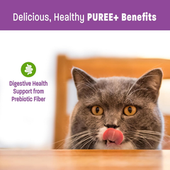 Wellness Lickable Treats Soft Puree Natural Grain Free Adult Cat Treats, Duck Recipe