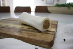 Cadet Stuffed Shin Bone - Highly Digestible, High Protein, Long-Lasting Dog Chew Bone for Aggressive Chewers, Supports Dental Health, - Bully Stick Flavor
