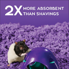 carefresh 99% Dust-Free Purple Natural Paper Small Pet Bedding with Odor Control