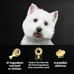 CESAR Adult Wet Dog Food Classic Loaf in Sauce Beef Recipe, Filet Mignon, Grilled Chicken and Porterhouse Steak Variety Pack, Easy Peel Trays